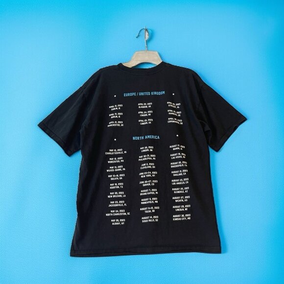 2023 OFFICIAL MENS ZACK BRYAN TOUR SHIRT BURN BURN BURN Medium Black - Picture 2 of 5